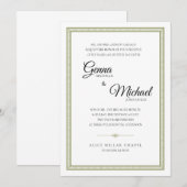 Uitnodiging voor klassieke grensoverschrijding (Voorkant / Achterkant)