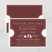 Uitnodiging voor Koekjesuitwisseling (Voorkant / Achterkant)