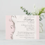 Uitnodiging voor koninginnenweddenschappen (Staand voorkant)