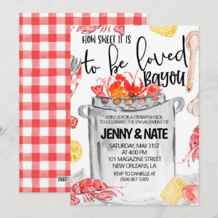 Uitnodiging voor Kreeft Kook Engagement Feest