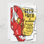 Uitnodiging voor Kreeftfeest (Voorkant)