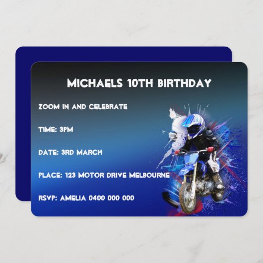 uitnodiging voor kruising (Voorkant / Achterkant)