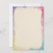 Uitnodiging voor kunstfeest (Achterkant)