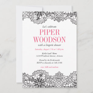 Uitnodiging voor Lacey Lingerie