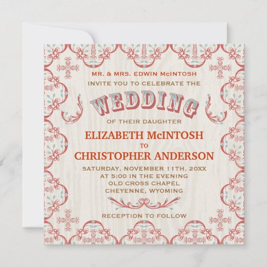 Uitnodiging voor landskruising (Voorkant)