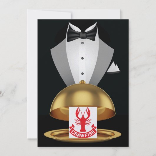 Uitnodiging voor langoesten - SRF (Voorkant)