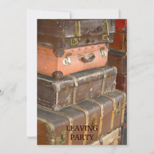 Uitnodiging voor  lederen koffers