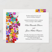 Uitnodiging voor lente-bruiloft (Voorkant / Achterkant)