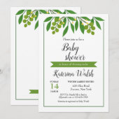 Uitnodiging voor lentevloeistofolie (Voorkant / Achterkant)