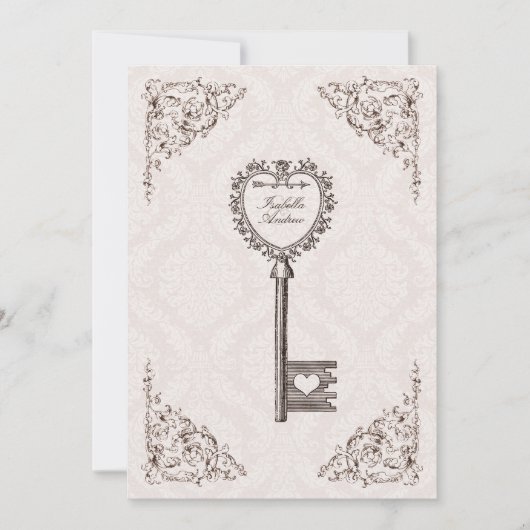 Uitnodiging voor  liefdesbruiloft #V1 (Voorkant)