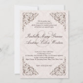 Uitnodiging voor  liefdesbruiloft #V1 (Achterkant)