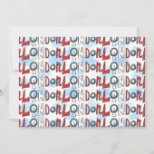 Uitnodiging voor London Calling Party (Achterkant)