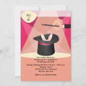 Uitnodiging voor Magic Show (Voorkant)