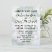 Uitnodiging voor Magnolia Wedding (Staand voorkant)