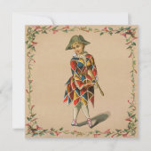 uitnodiging voor Mardi Gras Girl (Voorkant)