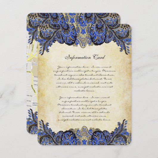 Uitnodiging voor marinescheepvaart en gouden paisl (Voorkant / Achterkant)