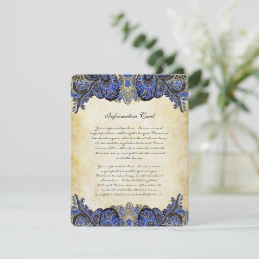 Uitnodiging voor marinescheepvaart en gouden paisl (Staand voorkant)