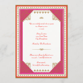 Uitnodiging voor Marokkaans themafeest