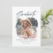 Uitnodiging voor meetkundige fototypografie (Staand voorkant)