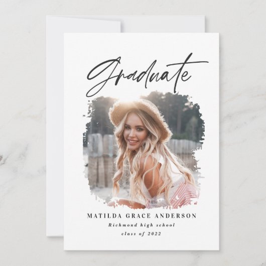 Uitnodiging voor meetkundige fototypografie (Voorkant)