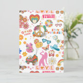 Uitnodiging voor meisjes: Swiftie-geïnspireerd (Staand voorkant)