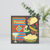 Uitnodiging voor Mexicaanse feestdag (Staand voorkant)