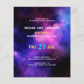 Uitnodiging voor moderne fotograduatie (Achterkant)