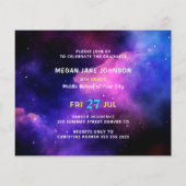 Uitnodiging voor moderne fotograduatie (Achterkant)