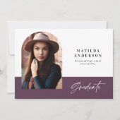 Uitnodiging voor moderne grafische multi-fotogradu (Voorkant)