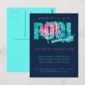 Uitnodiging voor moderne polen (Voorkant / Achterkant)