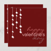 Uitnodiging voor moderne Valentijnsdag (Voorkant / Achterkant)