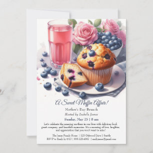 Uitnodiging voor Moederdag Brunch – Muffin aangele