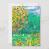 Uitnodiging voor Mountain Landscape Retirement Par (Voorkant)