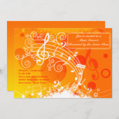 Uitnodiging voor muziekuitzending (Voorkant / Achterkant)