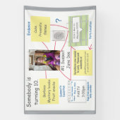 Uitnodiging voor Mystery Crime Solving Evidence Bo Spandoek (Verticaal)