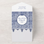 Uitnodiging voor nautische bruiloft (Buitenkant)