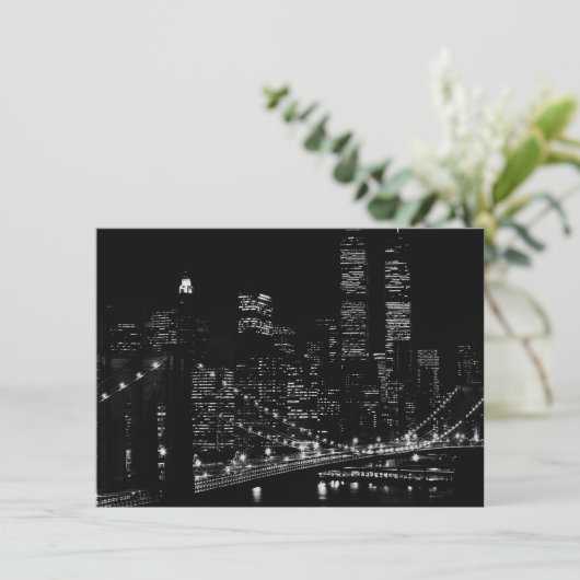 Uitnodiging voor New York City (Staand voorkant)