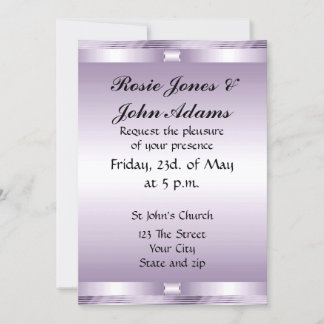 Uitnodiging voor Nice bruiloft