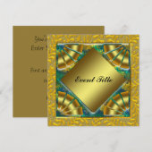 Uitnodiging voor nieuwe feestdagen (Voorkant / Achterkant)