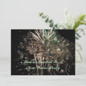 Uitnodiging voor nieuwe jaren (Staand voorkant)