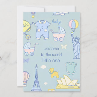 Uitnodiging voor nieuwgeborene/Baby shower