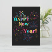 Uitnodiging voor Nieuwjaarsviering (Staand voorkant)