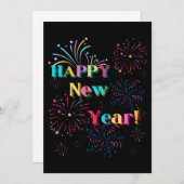 Uitnodiging voor Nieuwjaarsviering (Voorkant / Achterkant)