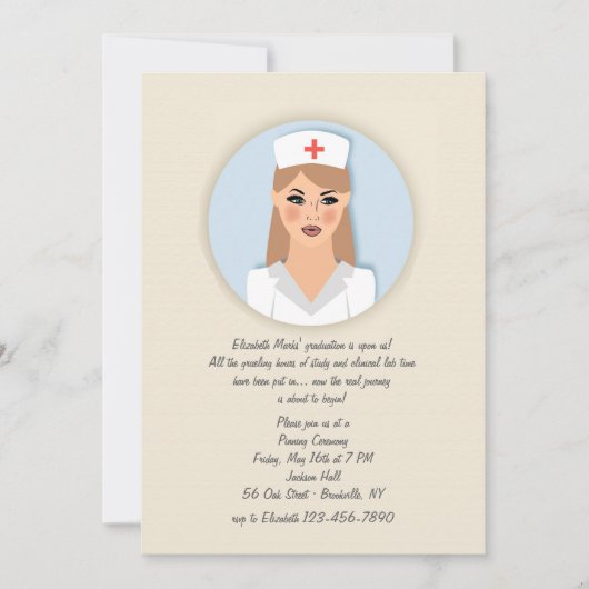 Uitnodiging voor Nurse Medallion (Voorkant)