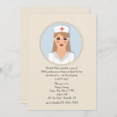 Uitnodiging voor Nurse Medallion (Voorkant / Achterkant)