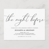 Uitnodiging Voor Oefenavondeten De Nacht Voor De T (Voorkant)