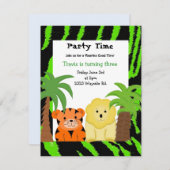 Uitnodiging voor oerwouden (Voorkant / Achterkant)