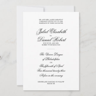 Uitnodiging voor officiële bruiloft