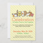 Uitnodiging voor ontbijtfeestmaal (Voorkant)