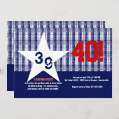 Uitnodiging voor onze Star Birthday Party (Voorkant / Achterkant)